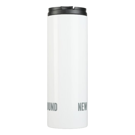 Sarcastic New Year Resolution Thermal Tumbler Thermosbecher (Rückseite)