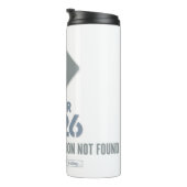 Sarcastic New Year Resolution Thermal Tumbler Thermosbecher (Nach rechts gedreht)