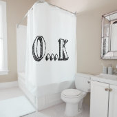 Sarcastic OK Duschvorhang (Beispiel)