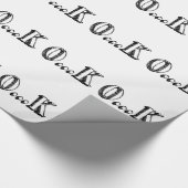 Sarcastic OK Geschenkpapier (Ecke)