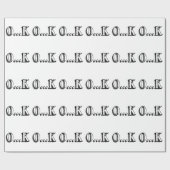 Sarcastic OK Geschenkpapier (Flach)