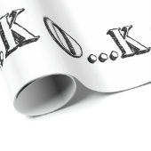 Sarcastic OK Geschenkpapier (Rolleneckpunkt)