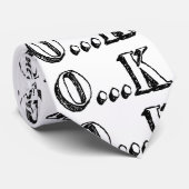 Sarcastic OK Krawatte (Gerollt)