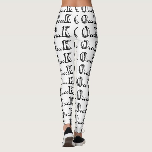 Sarcastic OK Leggings (Rückseite)