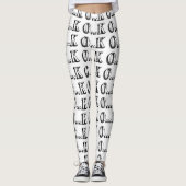 Sarcastic OK Leggings (Vorderseite)