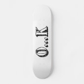 Sarcastic OK Skateboard (Vorderseite)
