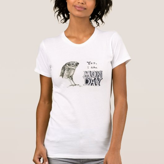 Sarcastic owa - Montag T-Shirt (Vorderseite)