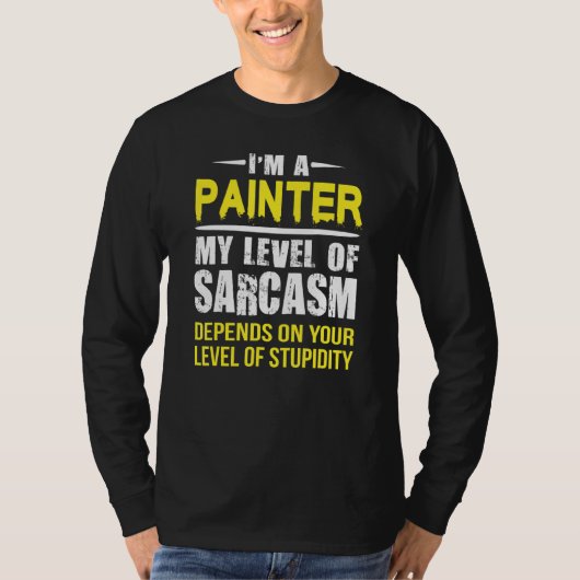 Sarcastic Painter T-Shirt (Vorderseite)
