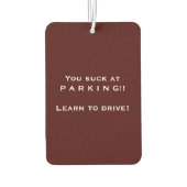 Sarcastic Parking Trophy Air Freshener Autolufterfrischer (Rückseite)