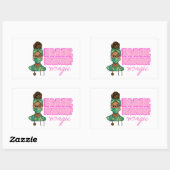 Sarcastic Phlebotomist Zitat Rechteckiger Aufkleber (Blatt)