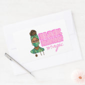 Sarcastic Phlebotomist Zitat Rechteckiger Aufkleber (Umschlag)