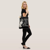 Sarcastic Phrase Womens Meme Manchmal kämpfe ich Tasche (Am Model)