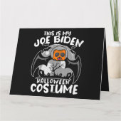 Sarcastic Political T-Shirt Funny Joe Biden Hallow Karte (Rückseite)