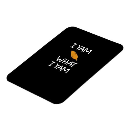 Sarcastic, Pun I Yam Was ich Yam, Funny, Joke, Fam Magnet (Linke Seite)