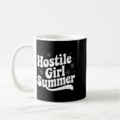 Sarcastic Quote Retro Saying Hostile Girl Summer B Kaffeetasse (Links)