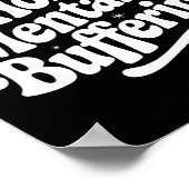 Sarcastic Quote Saying Gift Please Hold Mentally B Poster (Ecke)