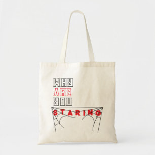 Sarcastic Quote Tasche mit Spider Web Design
