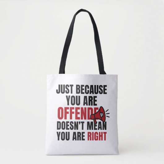 Sarcastic Quote Tote Bag Tasche (Vorderseite)