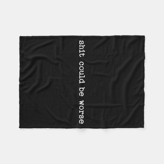 Sarcastic Quote Work Saying Snarky Gift Could Be W Fleecedecke (Vorderseite (Horizontal))