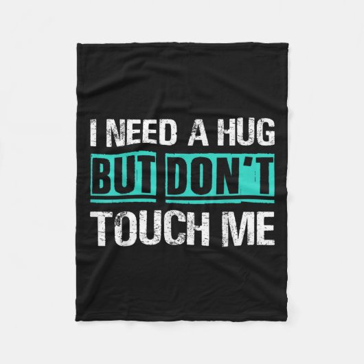 Sarcastic Quotes And Introverts Men Women Tees. I Fleecedecke (Vorderseite)