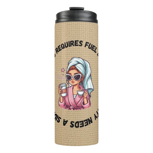 Sarcastic Quotes Thermal Tumbler Thermosbecher (Vorderseite)