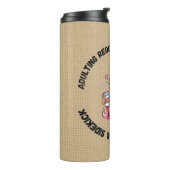 Sarcastic Quotes Thermal Tumbler Thermosbecher (Nach links gedreht)