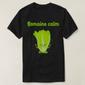 Sarcastic Romaine Calm Zen Yoga Friedlich Gym Clas T-Shirt (Design vorne)