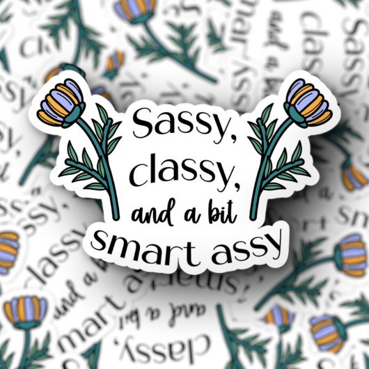 Sarcastic Sassy Class Notebook | Die Aufkleber