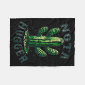 Sarcastic Sayings Cactus Not A Hugger No Hug Meme  Fleecedecke (Vorderseite (Horizontal))