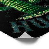 Sarcastic Sayings Cactus Not A Hugger No Hug Meme Poster (Ecke)