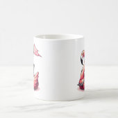 Sarcastic Skeleton über Flamingo - Bleibe Salty Kaffeetasse (Mittel)