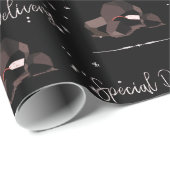 Sarcastic Special Delivery Script Lumps of Coal Geschenkpapier (Rolleneckpunkt)