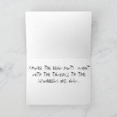 Sarcastic Squirrel Karte (Innenseite)