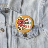 Sarcastic Strawberry Sorry not Sorry Button (Beispiel)