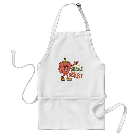 Sarcastic Strawberry Sorry not Sorry Schürze (Vorne)