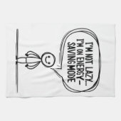 Sarcastic Strichmännchen Zitat - Energie Rettend Geschirrtuch (Horizontal)