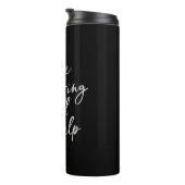 Sarcastic Swearing Humor Quote For Tough Days Thermosbecher (Nach rechts gedreht)