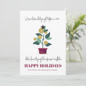 Sarcastic teuer Jahr vor 2022 Weihnachten Karte (Stehend Vorderseite)