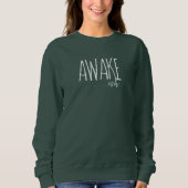 Sarcastic Tired Awake Teenager High School Sweatshirt (Vorderseite)