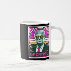 Sarcastic Trump der Aufstieg von Crypto Bitcoin Ki Kaffeetasse