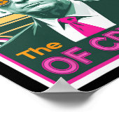 Sarcastic Trump der Aufstieg von Crypto Bitcoin Ki Poster (Ecke)