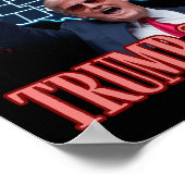 Sarcastic Trump glücklich Neues Jahr 2025 47. Präs Poster (Ecke)