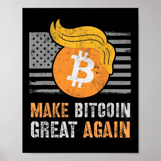 Sarcastic Trump macht Bitcoin wieder zum großen Sp Poster (Vorne)