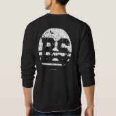 Sarcastic Turtle Retro Sunset Graphic Sweatshirt (Rückseite)
