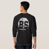Sarcastic Turtle Retro Sunset Graphic Sweatshirt (Schwarz voll)