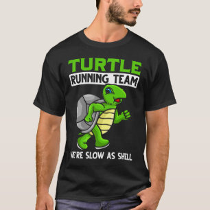 Sarcastic Turtle Slow Running Marathon Team T-Shirt