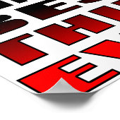 Sarcastic Übertreibung Funny Poster Sign Quotes (Ecke)