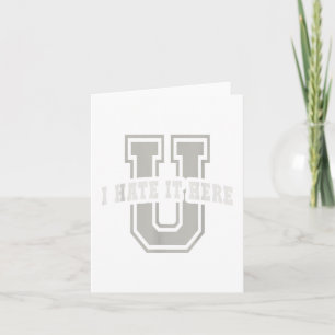 Sarcastic University I Hasse es Hier studieren Sie Karte