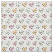 Sarcastic Valentine's Candy Heart Pattern Stoff (Muster)