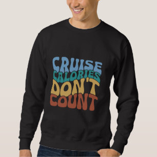 Sarcastic verbrannte Kalorien Kaloriendefizit Gym Sweatshirt